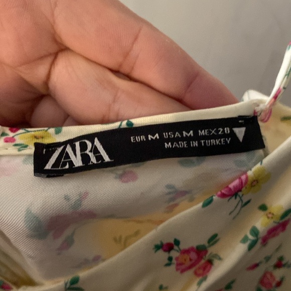 Zara Floral Open Back Slip Dress - Picture 5 of 5